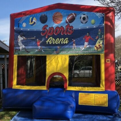 sports arena bounce house